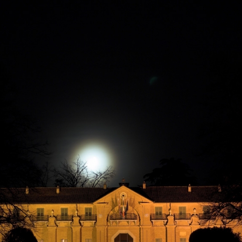 Castello della Mandria di notte